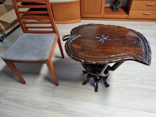 Mesa de centro plegable artesanía