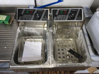 FREIDORA ELÉCTRICA 6+6 DE SOBREMESA NUEVA DF82