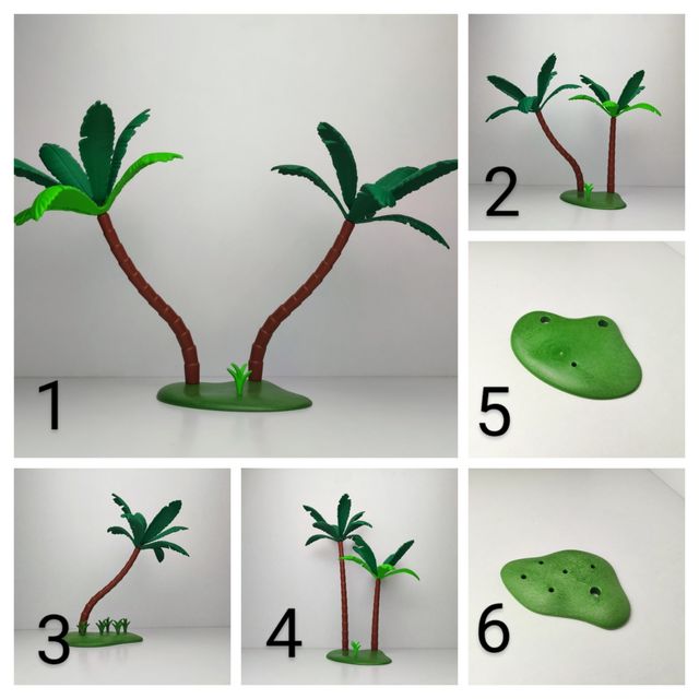 Lote de 2 palmeras de Playmobil