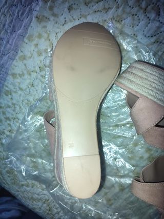 Sandalias de esparto Stradivarius 38