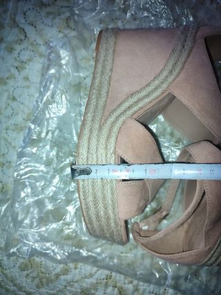 Sandalias de esparto Stradivarius 38