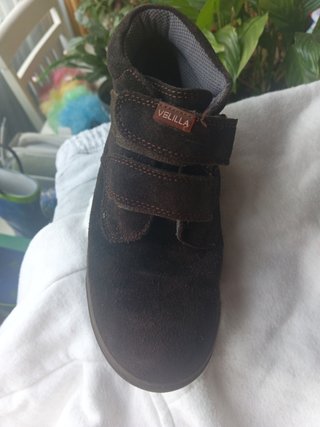 Botines de piel niño Velilla