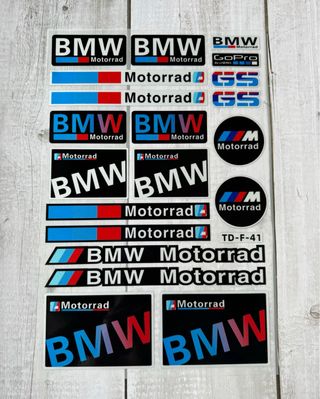 PACK PEGATINAS BMW MOTORRAD R1200 F900 S1000 RR GT