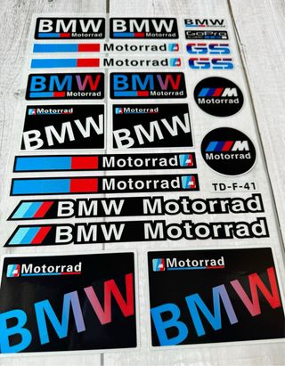 PACK PEGATINAS BMW MOTORRAD R1200 F900 S1000 RR GT