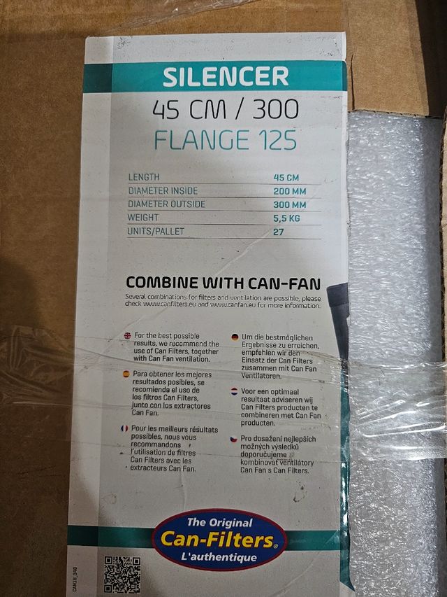 Silenziatore indoor CAN-FILTERS