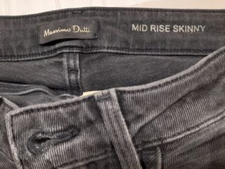 Vaquero skinny gris Massimo Dutti