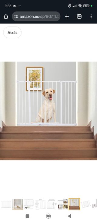 Barrera/verja de seguridad PawHut