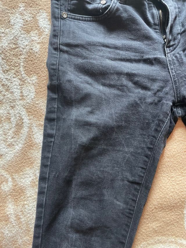 Jeans neri/grigio scuri taglia 28 Benetton