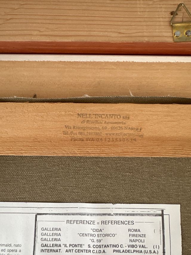 Bellissimo quadro di A. Grimaldi