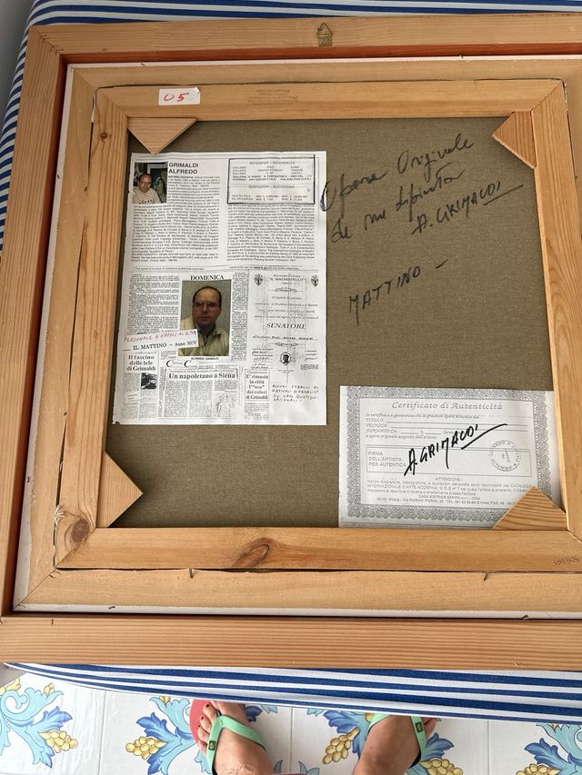 Bellissimo quadro di A. Grimaldi