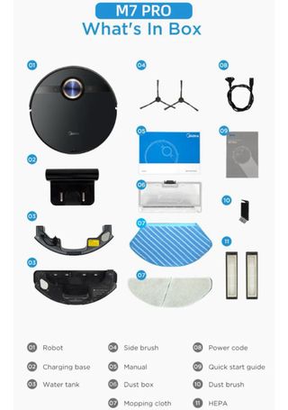 Aspiradora robot Midea M7 Pro