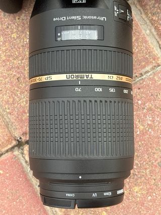 Objetivo tamron sp 70-300