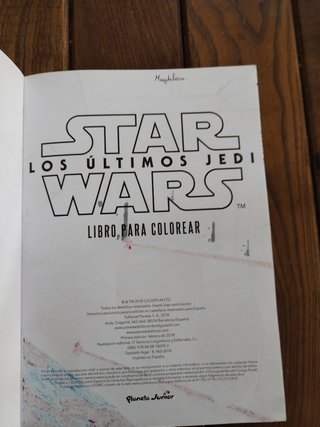 Star Wars. Los últimos Jedi. Libro para colorear