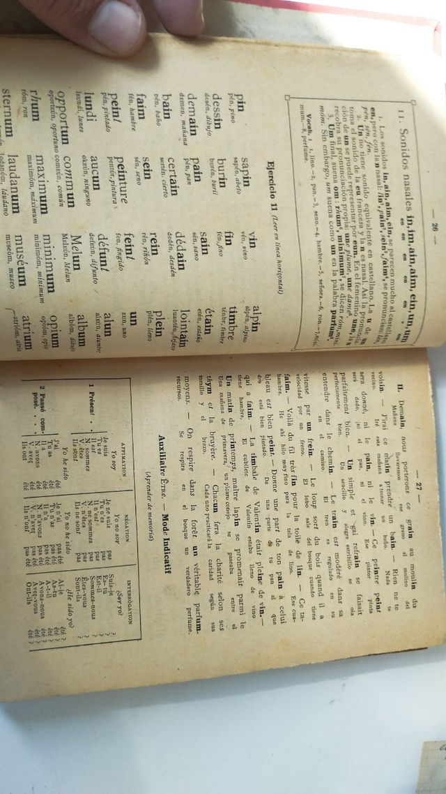 Lengua francesa 1939