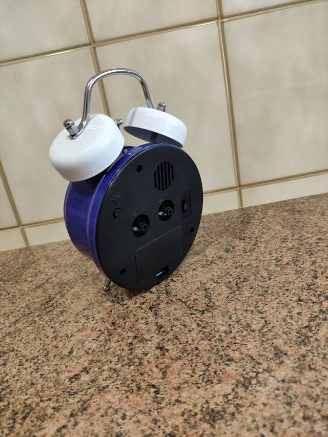 Reloj despertador del Real Madrid.