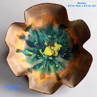 Ceniceros antiguos metal esmaltado