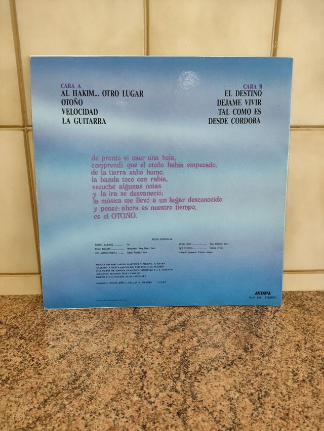 Disco vinilo Medina Azahara.