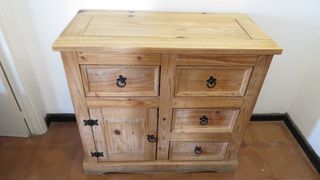 CÓMODA / CAJONERA MADERA MACIZA