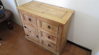 CÓMODA / CAJONERA MADERA MACIZA