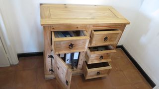 CÓMODA / CAJONERA MADERA MACIZA