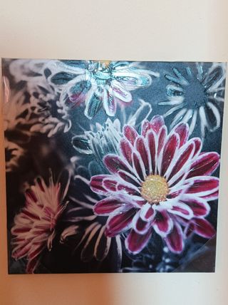Quadro moderno stampa su tela floreale 