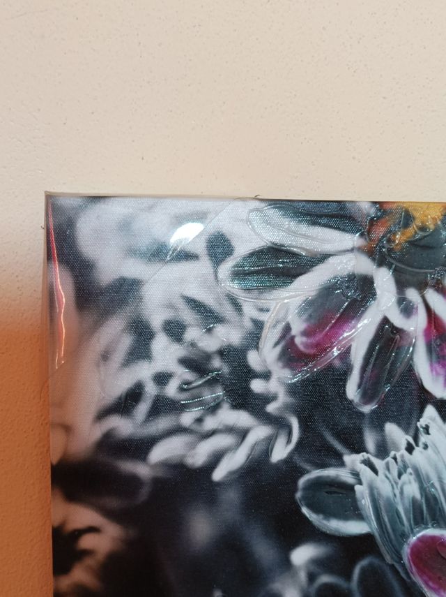 Quadro moderno stampa su tela floreale