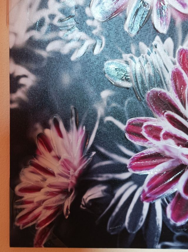 Quadro moderno stampa su tela floreale