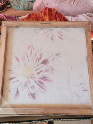 Quadro moderno stampa su tela floreale 