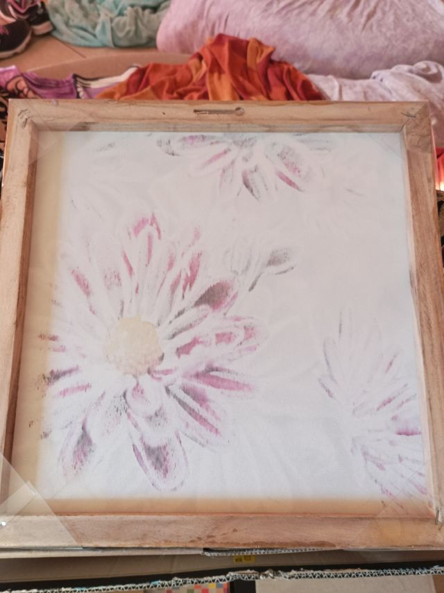 Quadro moderno stampa su tela floreale