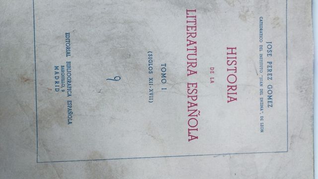 Historia de la literatura española
