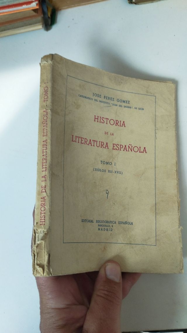 Historia de la literatura española