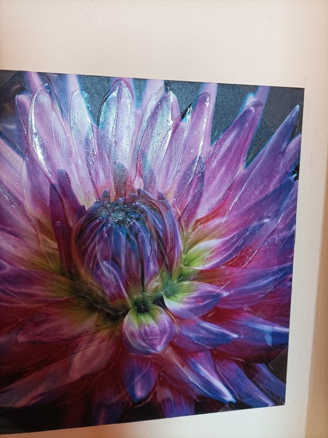 Quadro moderno stampa su tela floreale