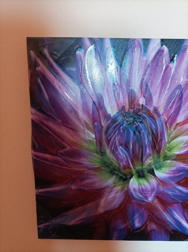 Quadro moderno stampa su tela floreale