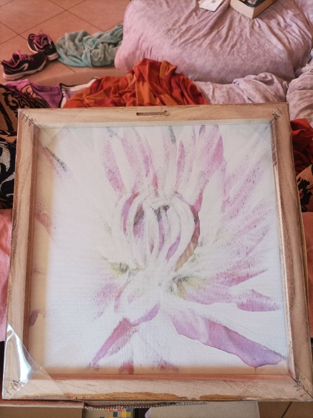 Quadro moderno stampa su tela floreale