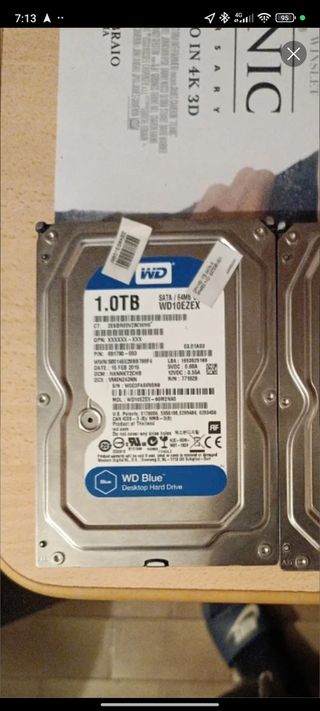 Hard Disk 1 TB Blue