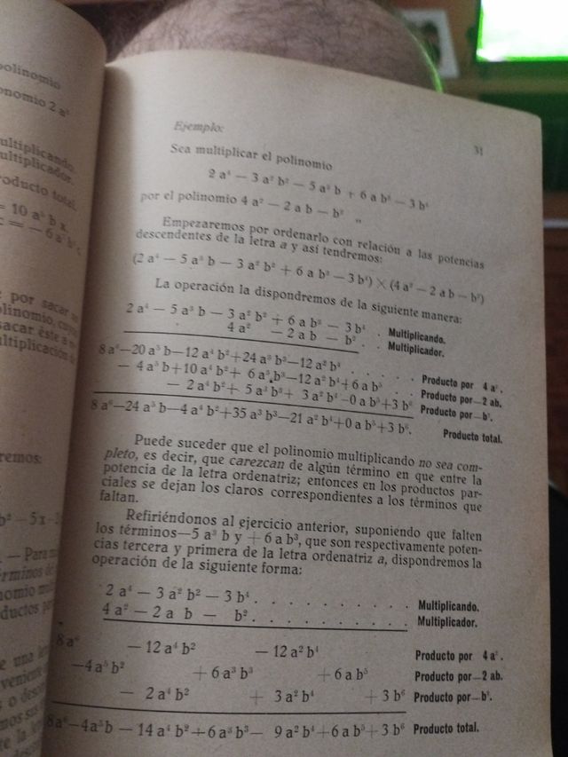 Libro de álgebra de 1941