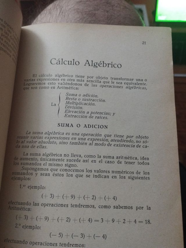 Libro de álgebra de 1941