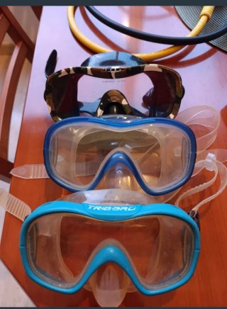 Neopreno Superior  Con 3 mascaras de buceo