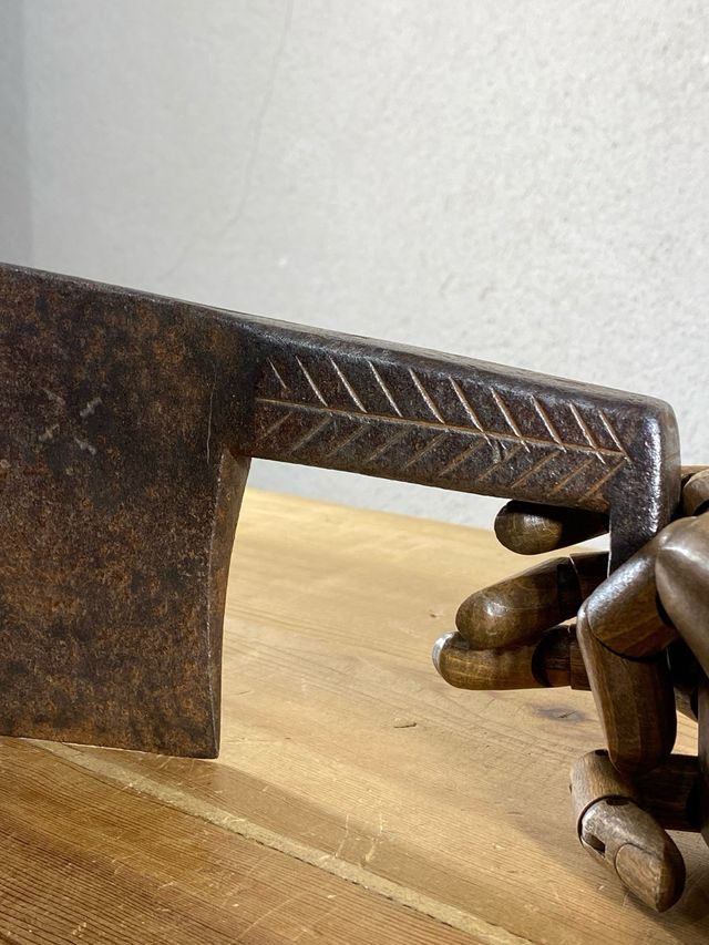 Forja antigua de carnicería