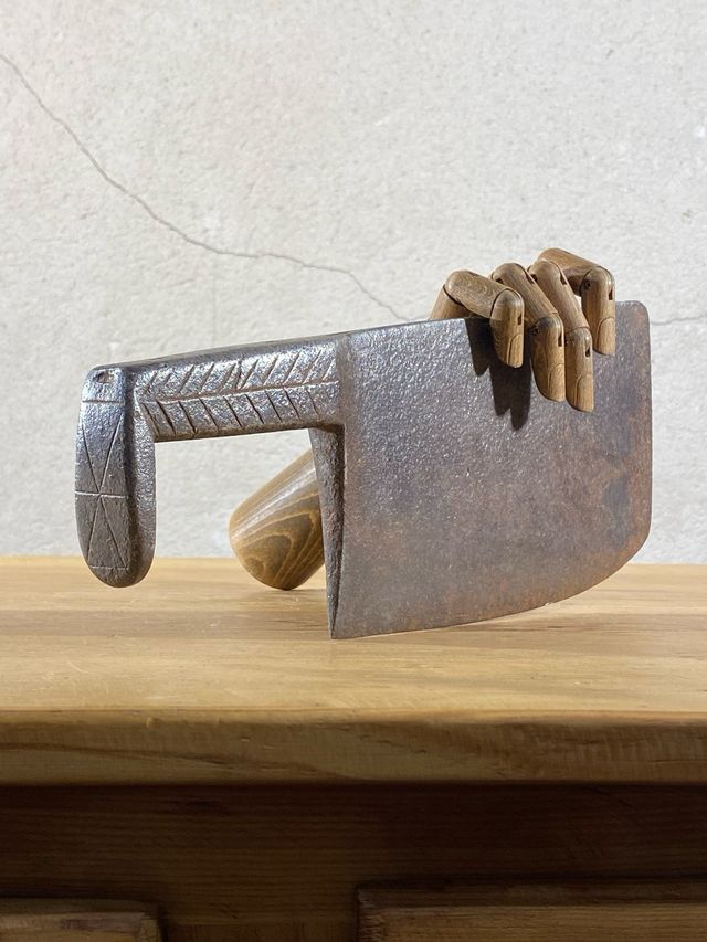 Forja antigua de carnicería