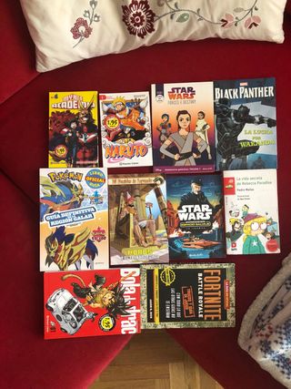 Pack de libros y comic futbolisimos