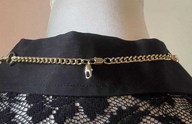 Bellissima collana BLUMARINE in metallo dorato