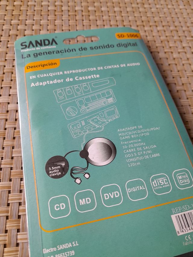 ADAPTADOR CASSETTE