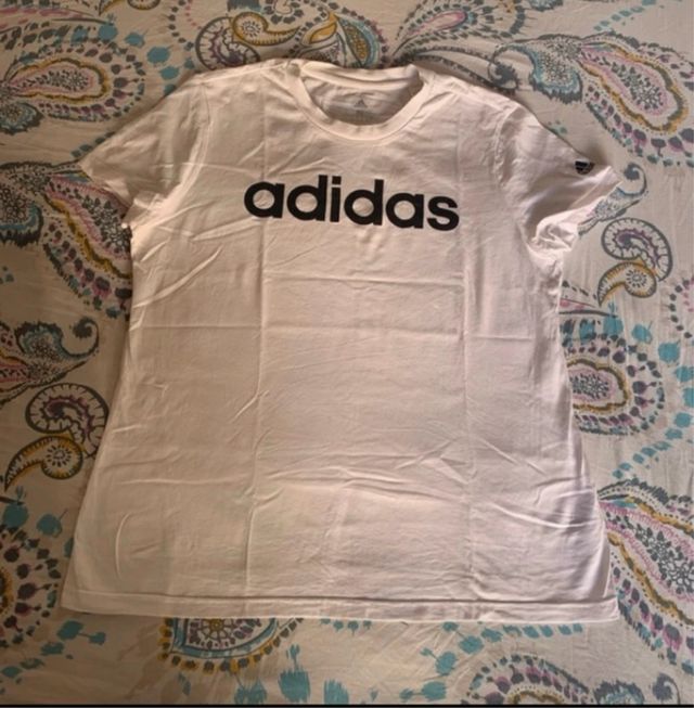 T-schirt bianca donna adidas