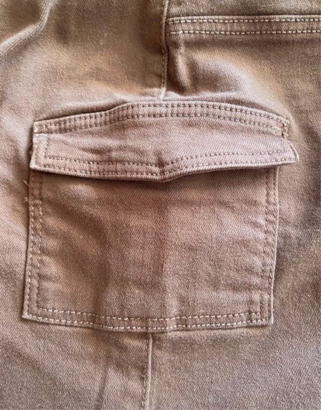 Falda vaquera cargo marron