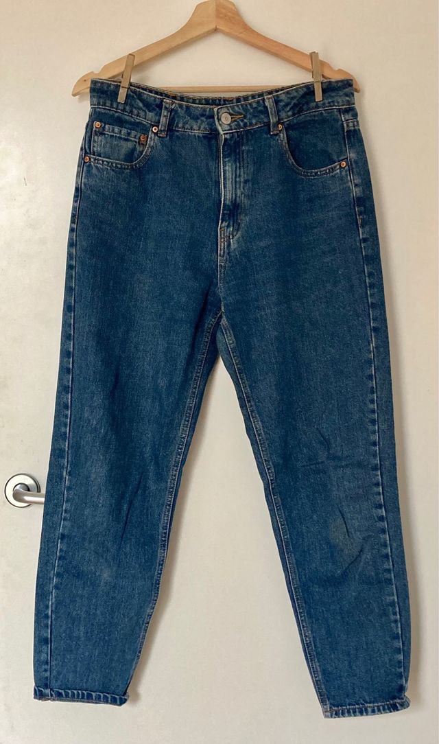 Pantalón tejano Mom Pull&Bear