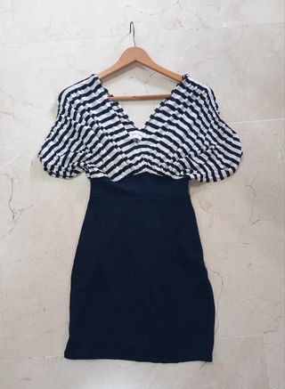 Vestido zara azul talla 38 M