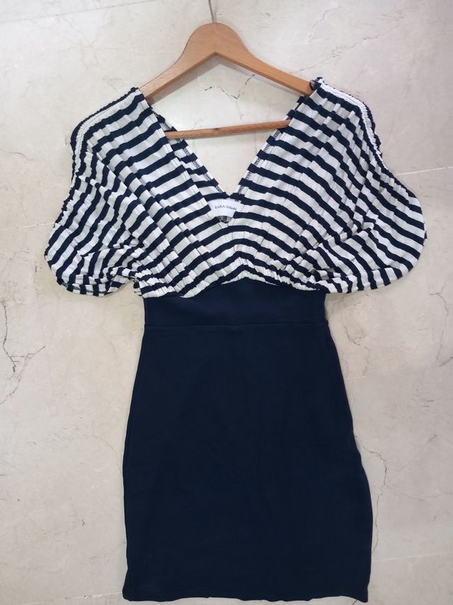 Vestido zara azul talla 38 M