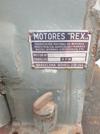 Vendo motor antiguo  rex