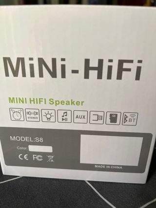 Mini Altavoz / Luz nocturna / Despertador